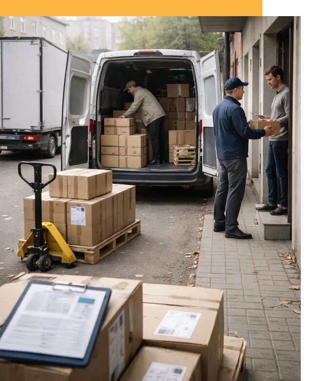 Доставка грузов от двери до двери с таможней от 48087 руб.