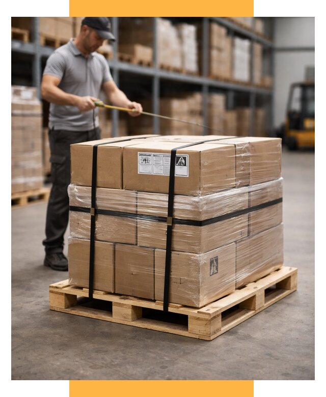 Упаковка и паллетирование грузов от 3740 р. | СетСервис-Бгд