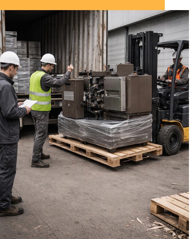 Доставка промышленного оборудования из Европы от 48087