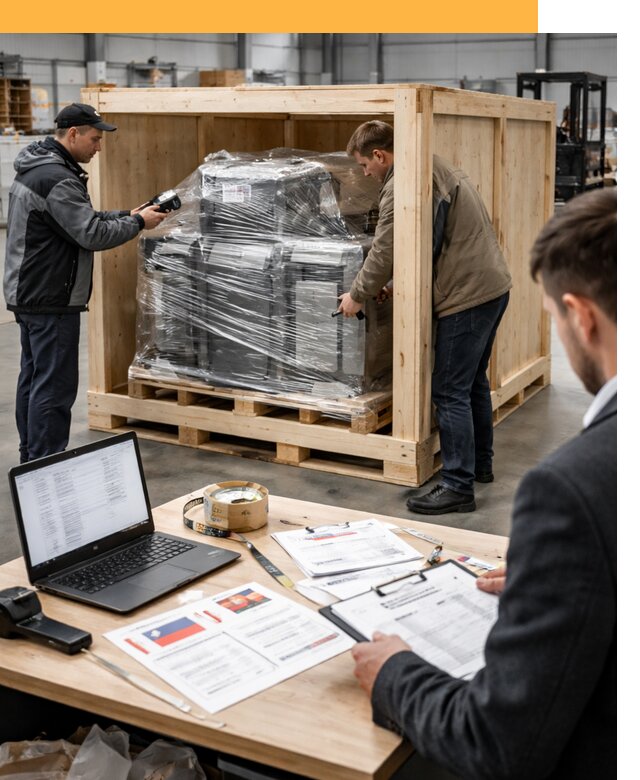 Доставка промышленного оборудования из США от 69459 руб