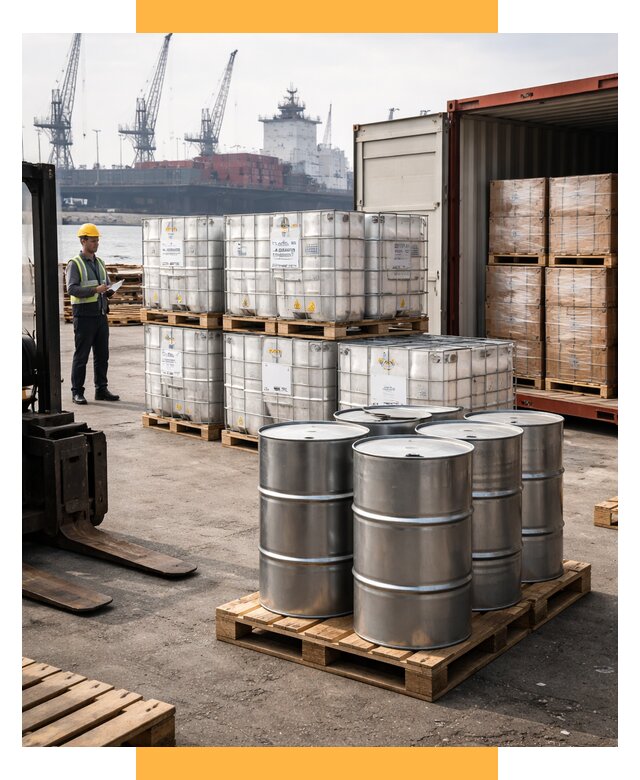 Доставка химического сырья из Индии от 267150 р. | СетСервис-Бгд