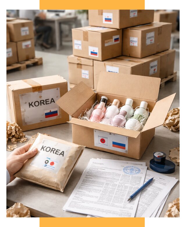 Доставка косметики из Кореи от 9083 р. под ключ | СетСервис-Бгд