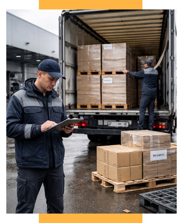 Доставка грузов из Беларуси от 16029 р. логистика СетСервис-Бгд