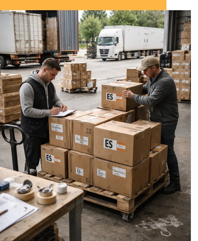 Доставка грузов в Испанию автотранспортом от 37401 руб