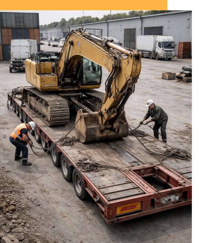 Перевозка спецтехники по России и миру от 48087 руб