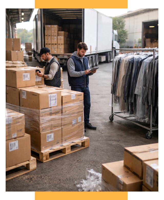 Перевозка и доставка одежды из Китая от 8015 р., СетСервис-Бгд