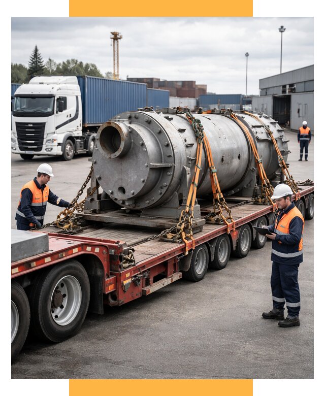Перевозка тяжеловесных грузов под ключ от 160290 р. | СетСервис-Бгд