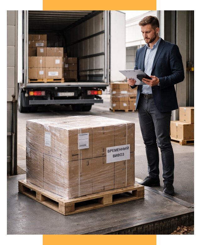 Временный вывоз товаров под ключ от 8549 р. | СетСервис-Бгд