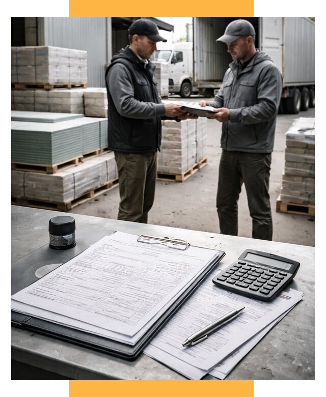 Таможенное оформление стройматериалов от 9083 р. | СетСервис-Бгд